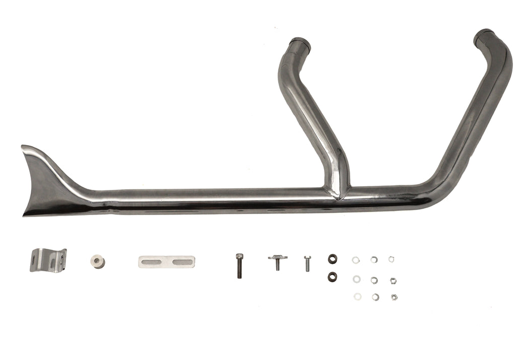 1-3/4 inch 2 into 1 Exhaust Header Set Chrome