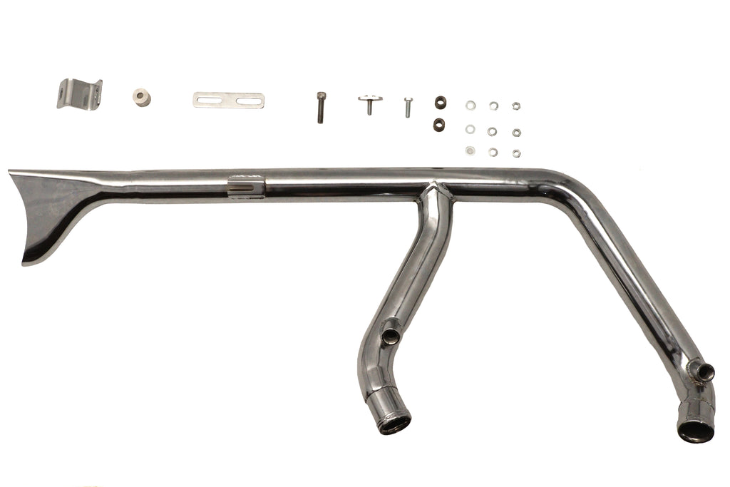 1-3/4 inch 2 into 1 Exhaust Header Set Chrome