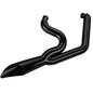 Butte 2 into 1 Exhaust Header Set Black