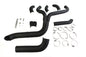 Speedster 1-3/4 inch 2 into 1 Exhaust Header Set Black