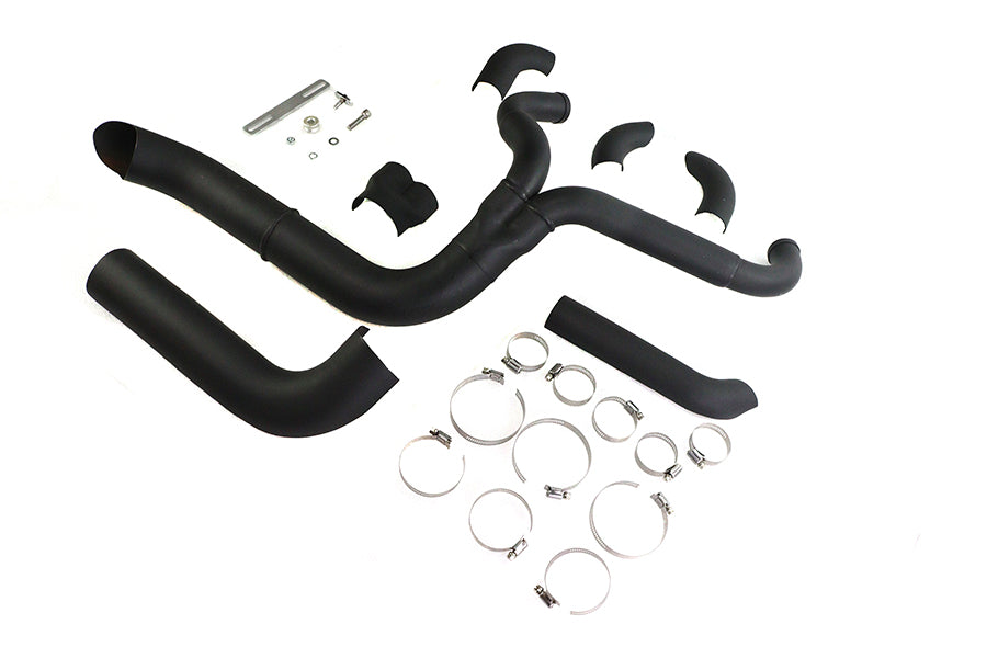 Speedster 1-3/4 inch 2 into 1 Exhaust Header Set Black