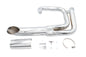 Wyatt Gatling Lake Style Exhaust System Chrome