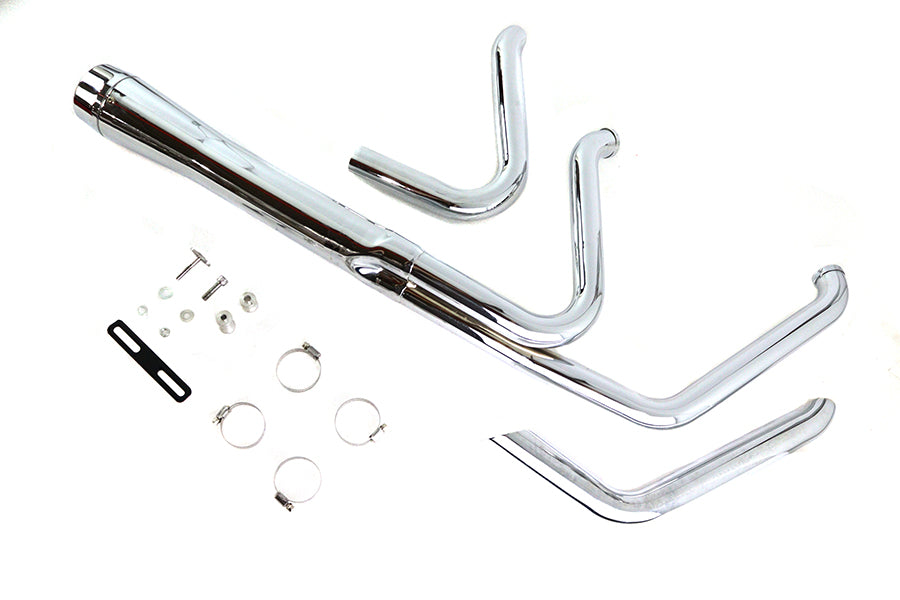 Wyatt Gatling Holeshot Exhaust Set Chrome
