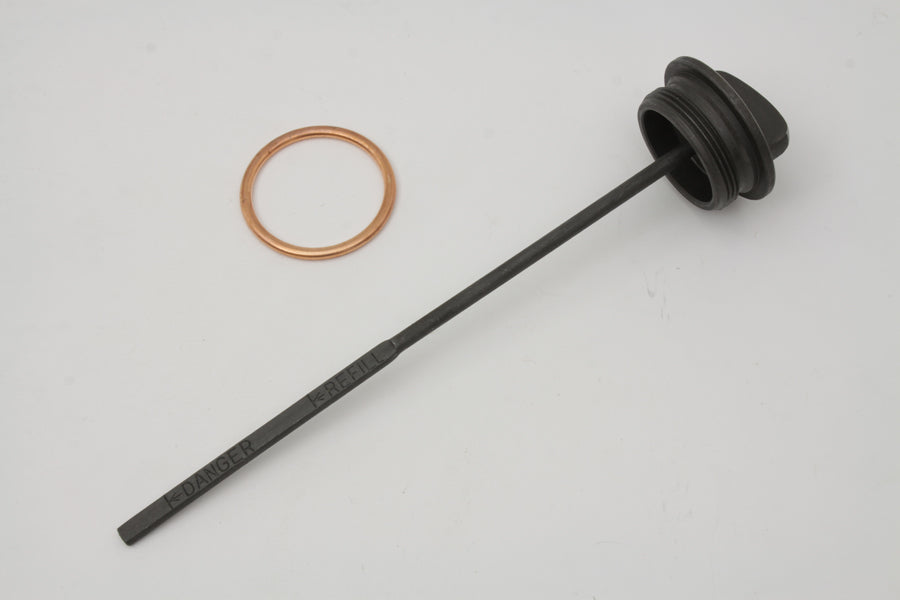 Parkerized Oil Tank Filler Cap and Gauge Kit