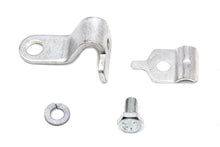 Load image into Gallery viewer, Cadmium Throttle Cable Bracket and Clamp