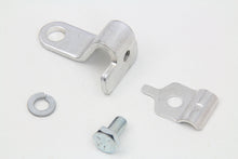 Load image into Gallery viewer, Cadmium Throttle Cable Bracket and Clamp