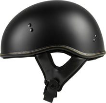 Load image into Gallery viewer, .357 Solid Half Helmet Matte Black Xl