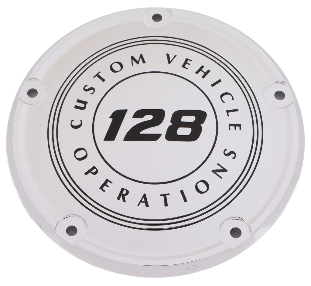6   M8 Softail Derby Cover 128 Cvo Chrome