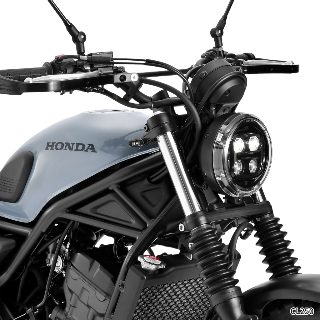 701 Led Turn Signals Black W/Clear Lens Pr