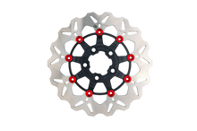 Load image into Gallery viewer, Rotor 11.5" Floating Wave Rr Black/Red Buttons