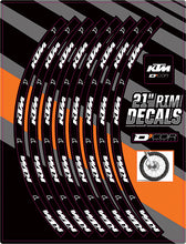 Load image into Gallery viewer, Rim Decals 21" Ktm Logo Front