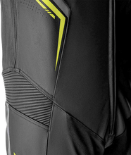 Load image into Gallery viewer, S1 D3o Suit Blk/Gry/Flo Yel Leather 3x