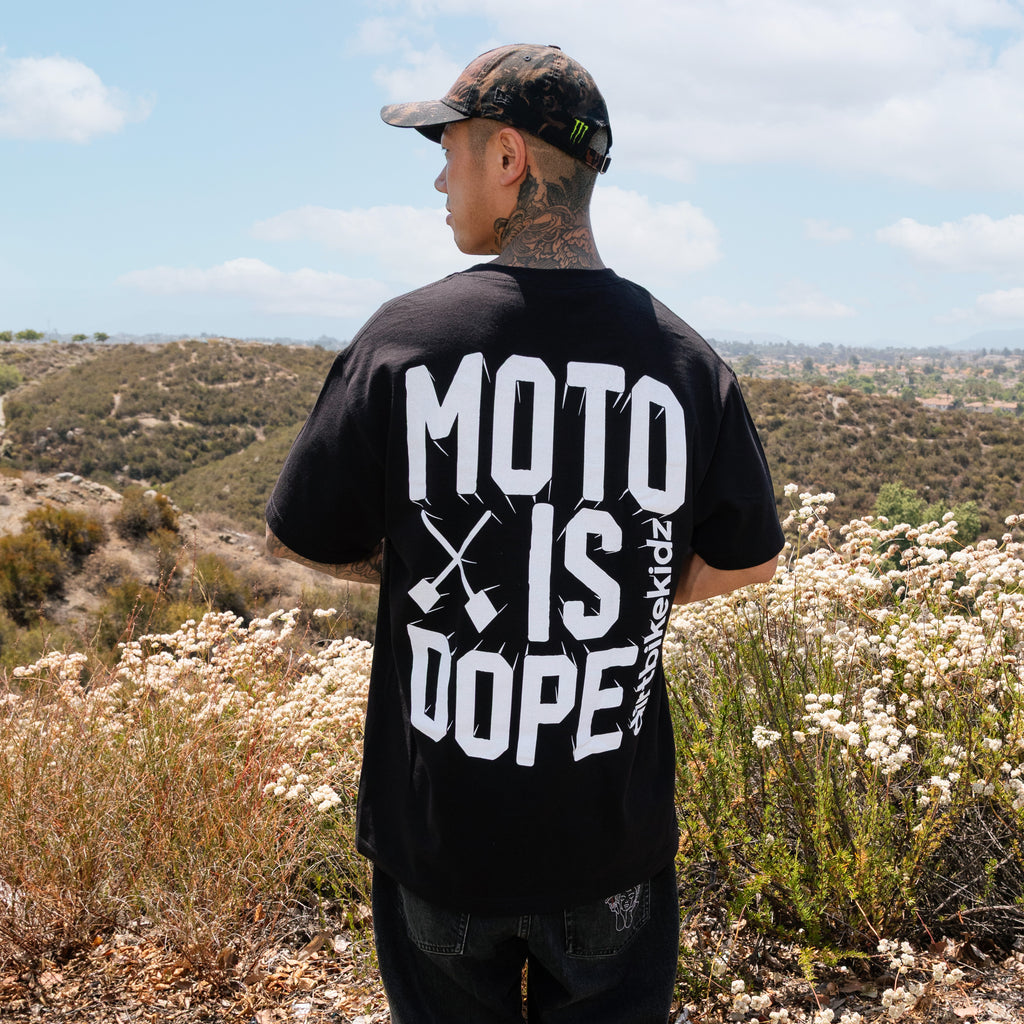 Moto Is Dope Tee Black Sm