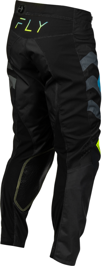 Kinetic Volt Pants Black/Grey/Teal/Yellow Sz 32