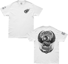 Load image into Gallery viewer, Two Wheels Tee White 2x