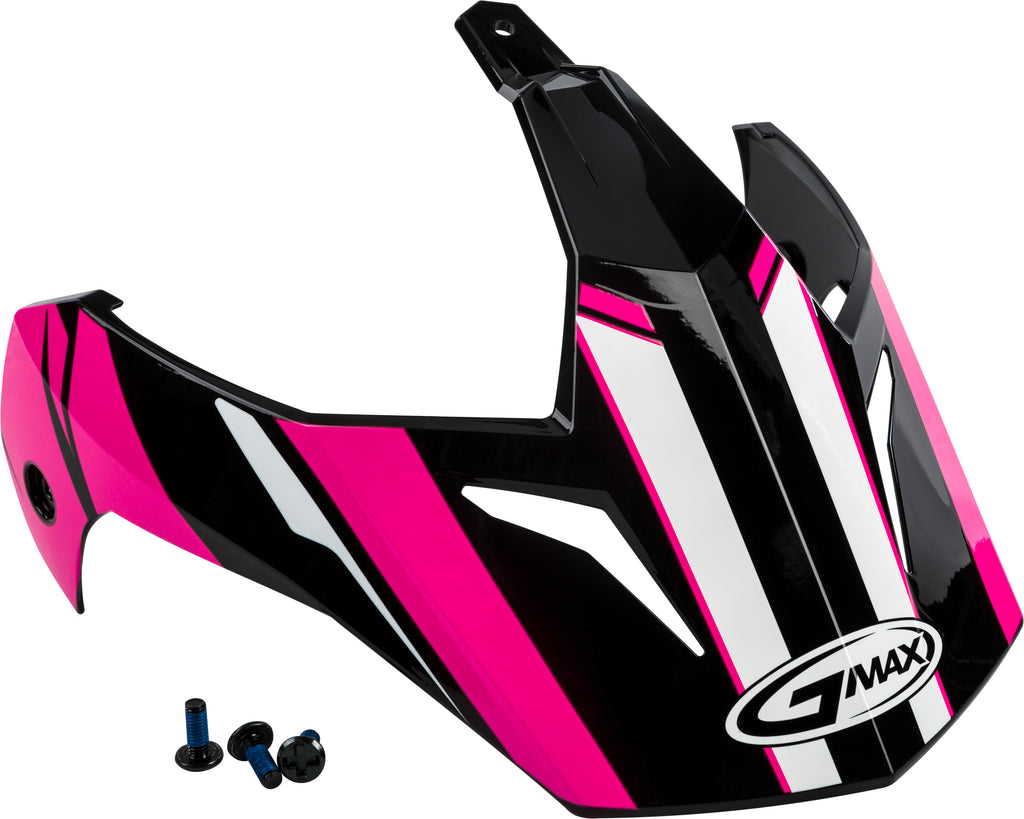 Visor Vertical Black/Pink W/Screws Gm 11