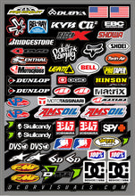 Load image into Gallery viewer, Misc Logos Decal Sheet 12"X18"