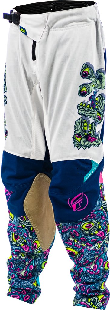 Yth Kinetic Mutant Mesh Pants White/Blue/Multi Sz 22