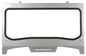 Front Windshield Sparkle Silver Metallic
