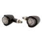 Akron X Led Turn Signal Pair Smoked Lens Black