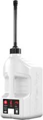 Utility Container White W/ Autostop Spout 5 Gal