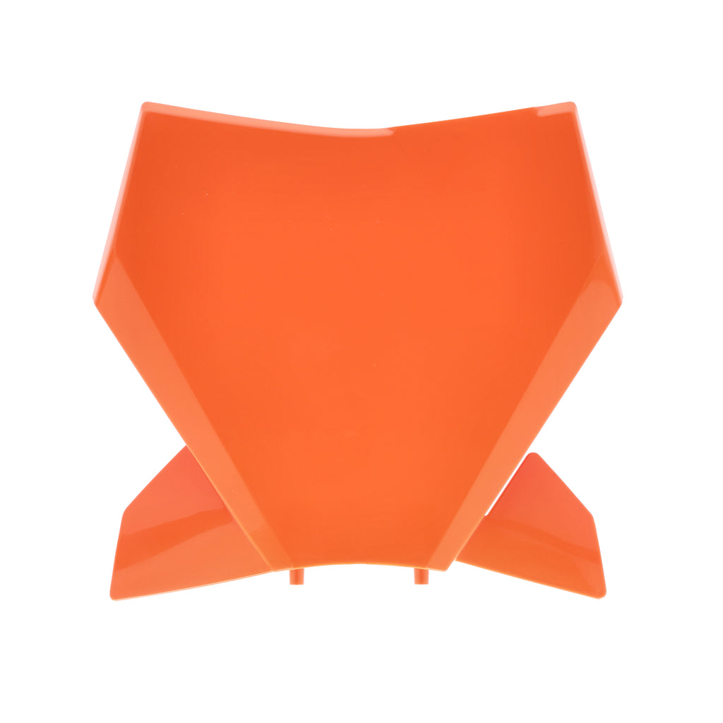 Front # Plate Ktm Orange