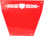 Front Race Skid Plate Red Pol