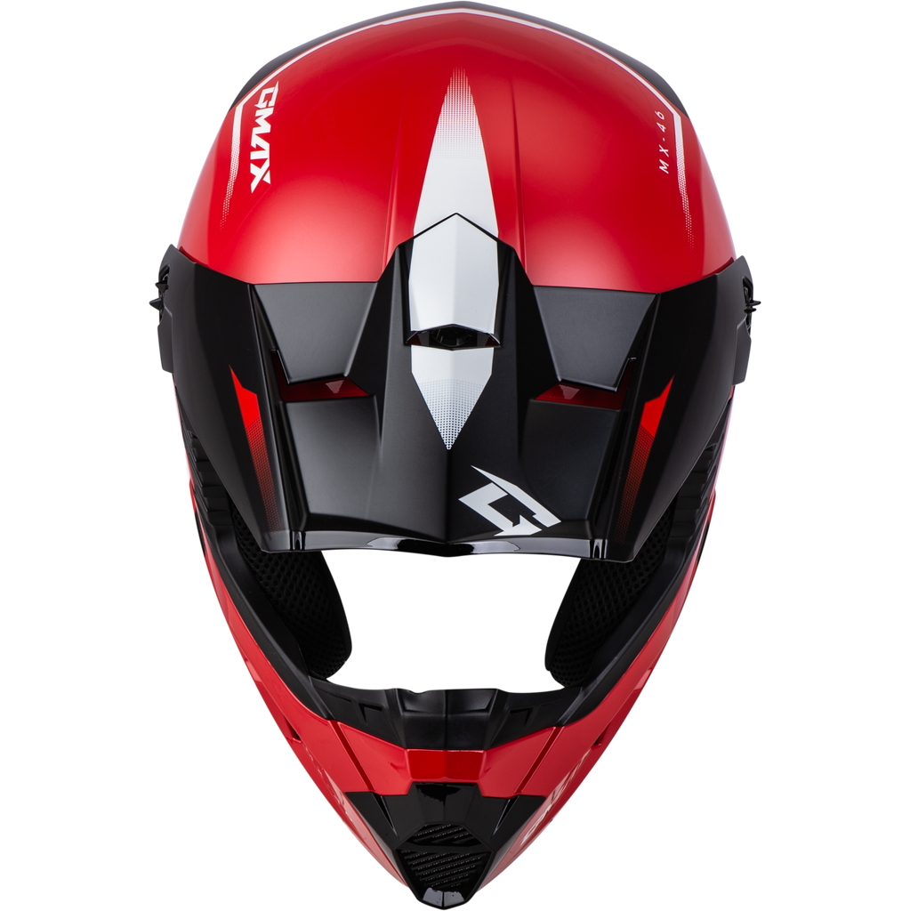 Mx 46 Compound Helmet Red/Black/White Lg