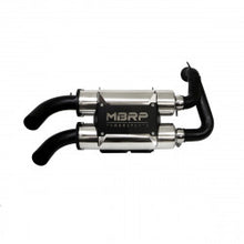 Load image into Gallery viewer, Dual Stacked Slip On System W/ Performance Muffler Blk Tip