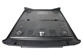 HOPPE4 speakers without subwoofer, compact audio/visual communication device, black finish, front view with speaker grille.