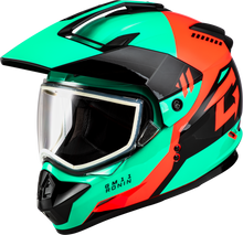 Load image into Gallery viewer, Gm 11 Ronin Helmet Black/Aqua/Coral Xs