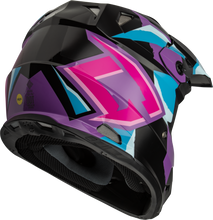 Load image into Gallery viewer, Mx 96s Splinter Helmet Black/Purple/Blue Xs