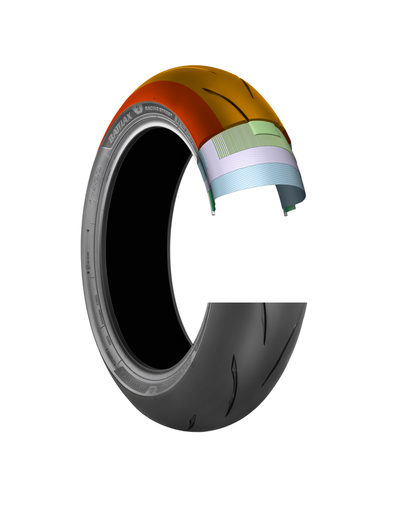 Tire Battlax Rs12 Rear 200/55zr17 78w Radial Tl
