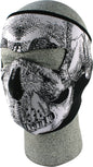 Full Face Mask Black/White Skull