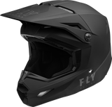 Fly Racing Youth Kinetic Lite Helmet Solid Matte Black Yl 73-3473YL