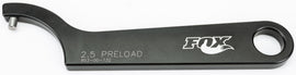 FOX Spanner Wrench 2.5 Preload tool for adjusting bike suspension, featuring a sturdy metal handle and precise jaw design.