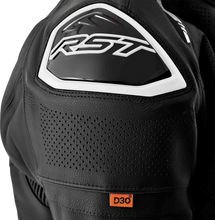 Load image into Gallery viewer, S1 D3o Leather Jacket Blk/Whi Xl