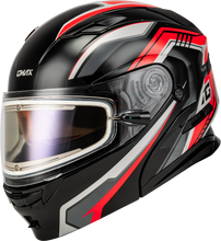 Load image into Gallery viewer, Md 01s Transistor Snow Helmet W Electric Shield Black/Red Md