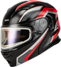 Md 01s Transistor Snow Helmet W Electric Shield Black/Red Md