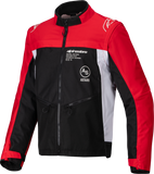 alpine star Pro-Dura Jacket Black/Bright Red/White Lg 482-00050L