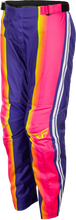 Load image into Gallery viewer, Youth F 16 Raze Pants Purple/Pink/Yellow Sz 26