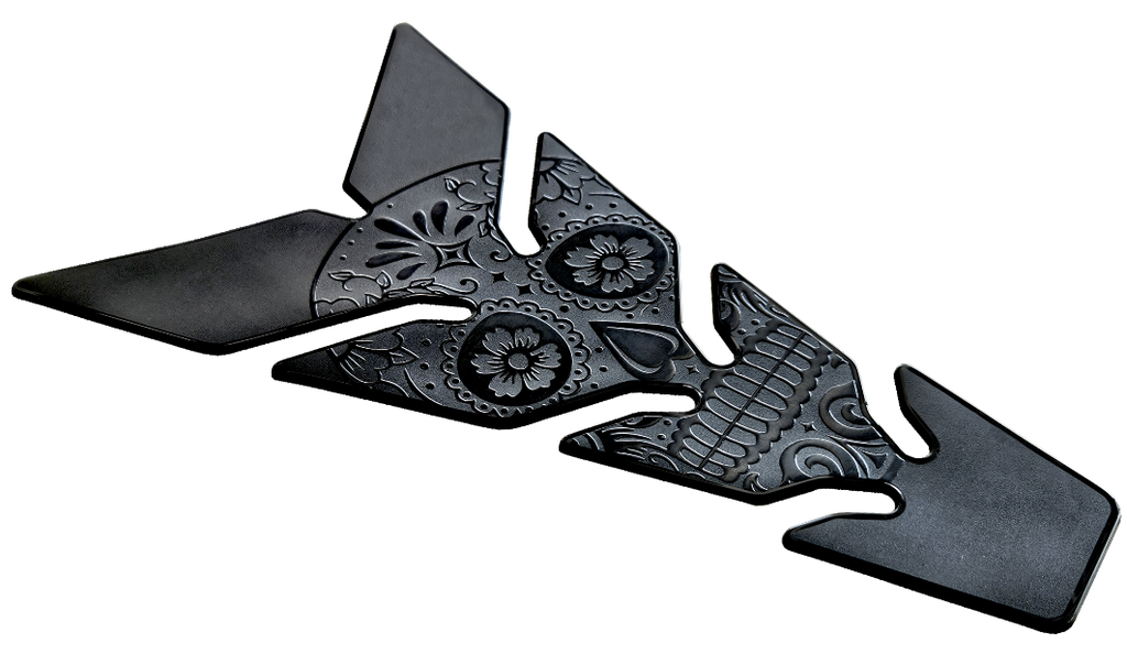 Ultra Thin Tank Pad Skull Black