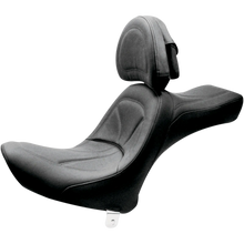 Load image into Gallery viewer, SADDLEMEN KING SEAT WITH BACKREST (GEL) 84-99 HARLEY SOFTAILS - The Speed Shop Canada
