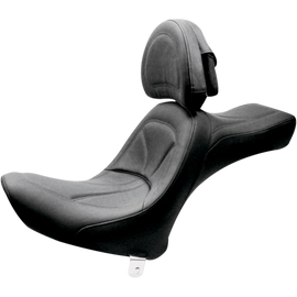 SADDLEMEN KING SEAT WITH BACKREST (GEL) 84-99 HARLEY SOFTAILS - The Speed Shop Canada