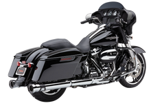 Load image into Gallery viewer, 4" Race Pro Slip Ons Chrome Flh/Flt 17 25