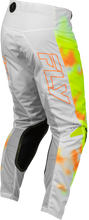 Load image into Gallery viewer, Kinetic Blur Pants White/Hi Vis/Orange Sz 42