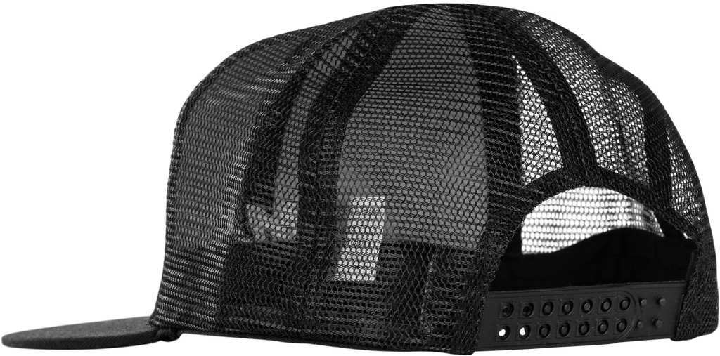 Snapback Mesh Hat Black One Size