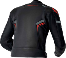 Load image into Gallery viewer, S1 D3o Leather Jacket Blk/Gry/Red Md