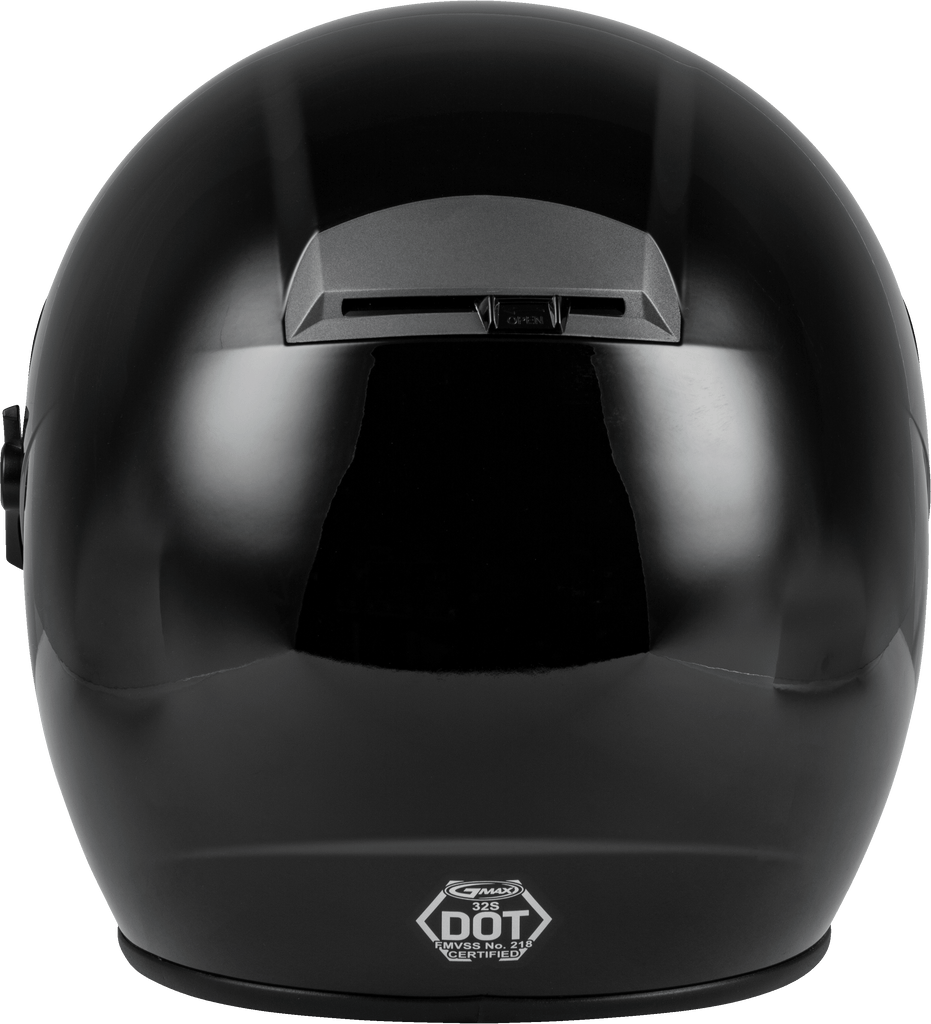 Gm 32 Open Face Helmet Black Sm