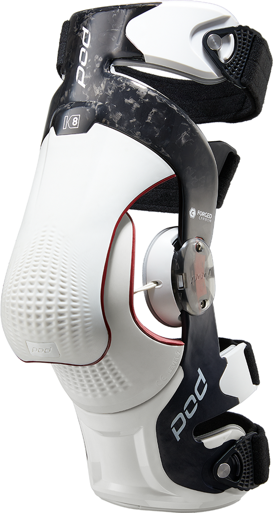 K8 3.0 Knee Brace Carbon (Lt) Carbon/White Lg